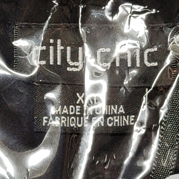 NWT City Chic Splendour Black Cropped Flutter Sleeve Open Front Jacket 24 Plus - Picture 10 of 12